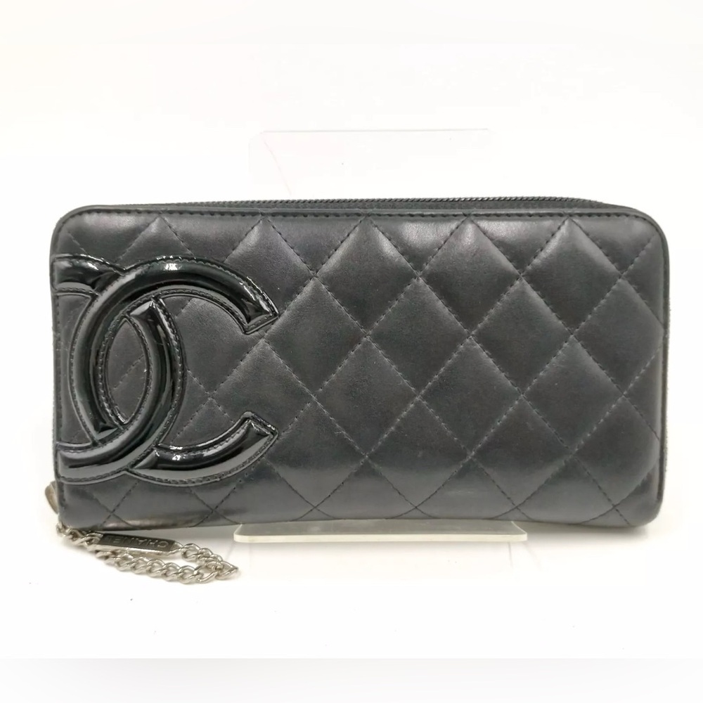 ❌SOLD❌ Chanel Cambon Quilted Zippy Wallet